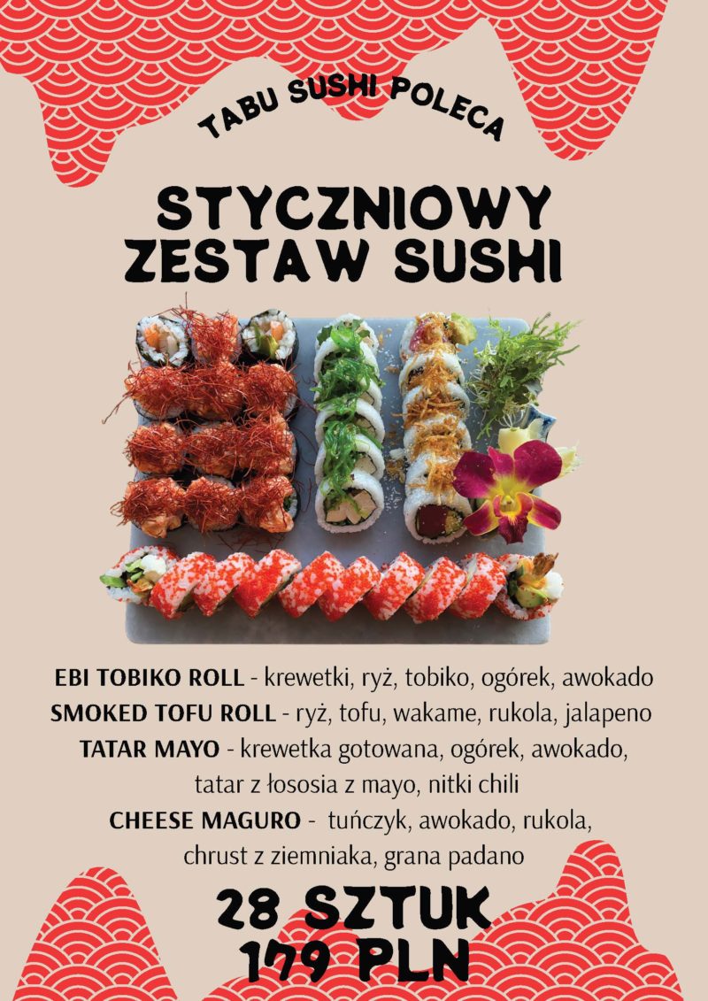 Styczniowy Zestaw Tabu Sushi